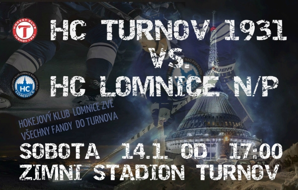 V sobotu třetí derby v Turnově V sobotu třetí derby v Turnově